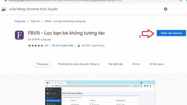 Tích hợp ứng dụng FBVN vào trình duyệt Chrome