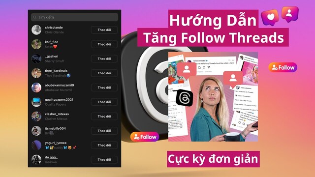 Mẹo Tăng Follow Thread/ Buff FL Thread cực nhạy và an toàn