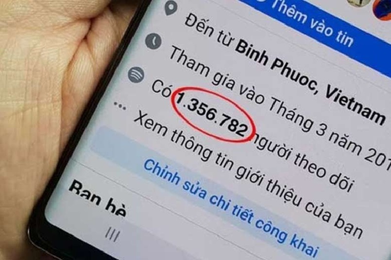 Tăng follow là tăng số lượng người theo dõi một trang hoặc fanpage